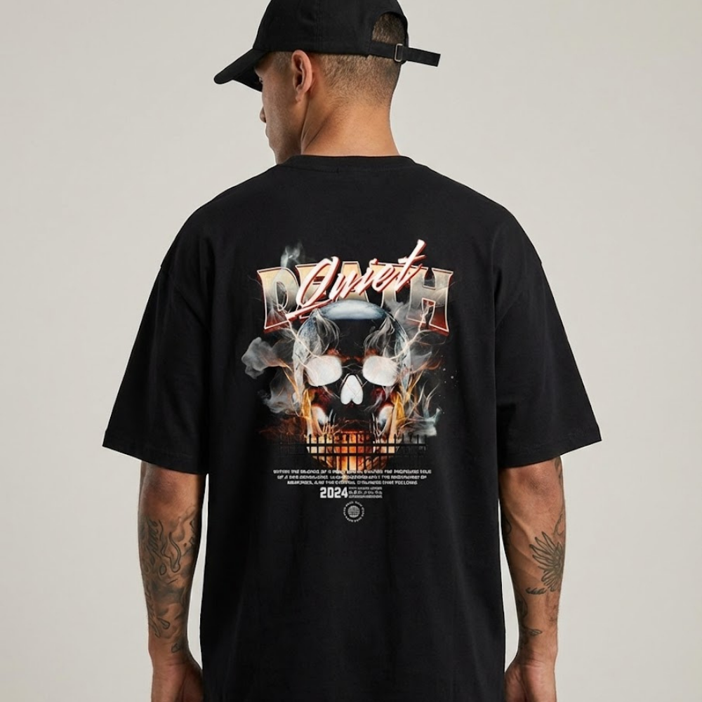 Camiseta Oversized Death Unissex