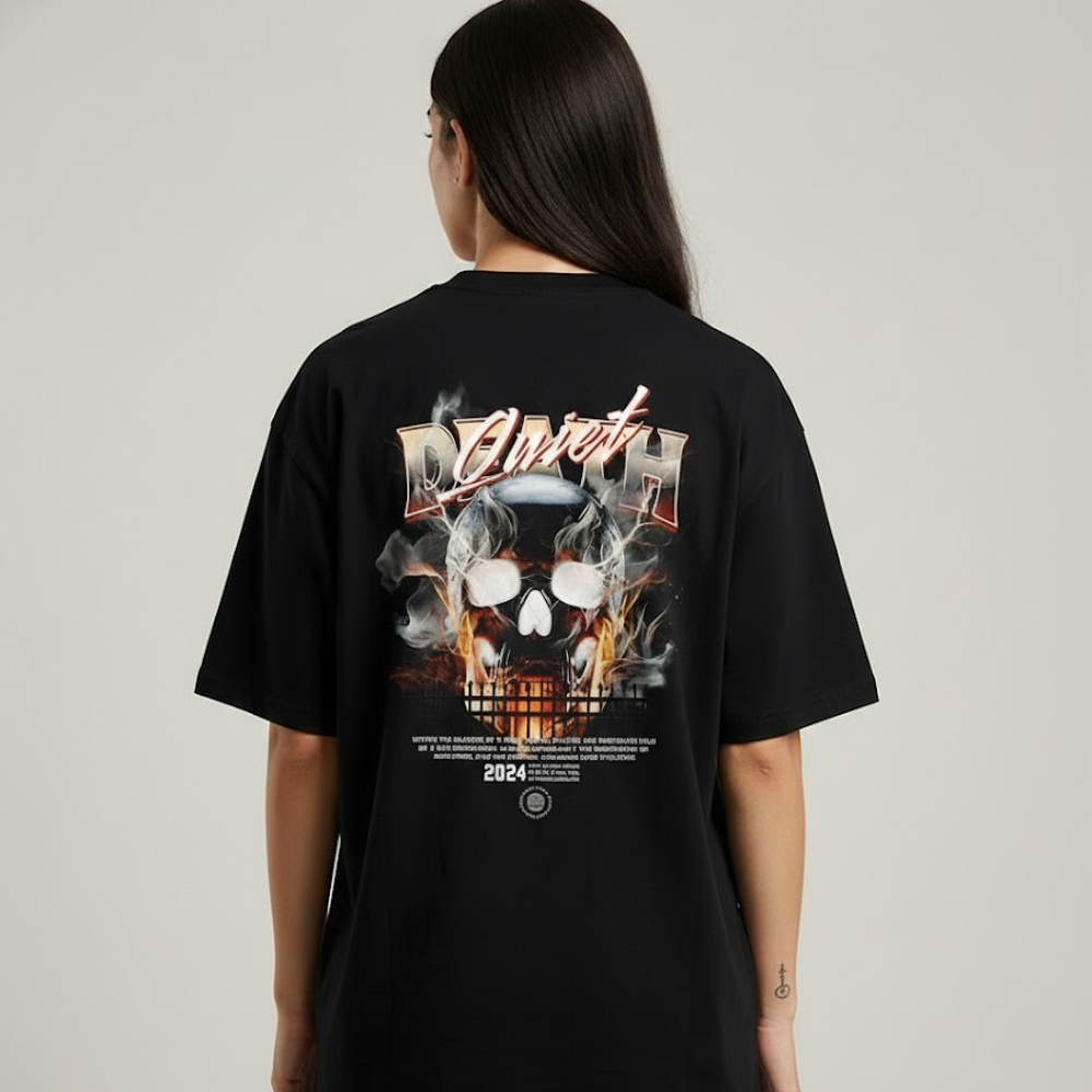 Camiseta Oversized Death Unissex