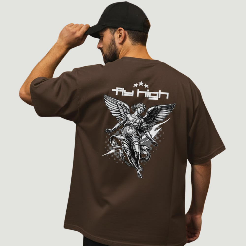 Camiseta Oversized Fly High Unissex