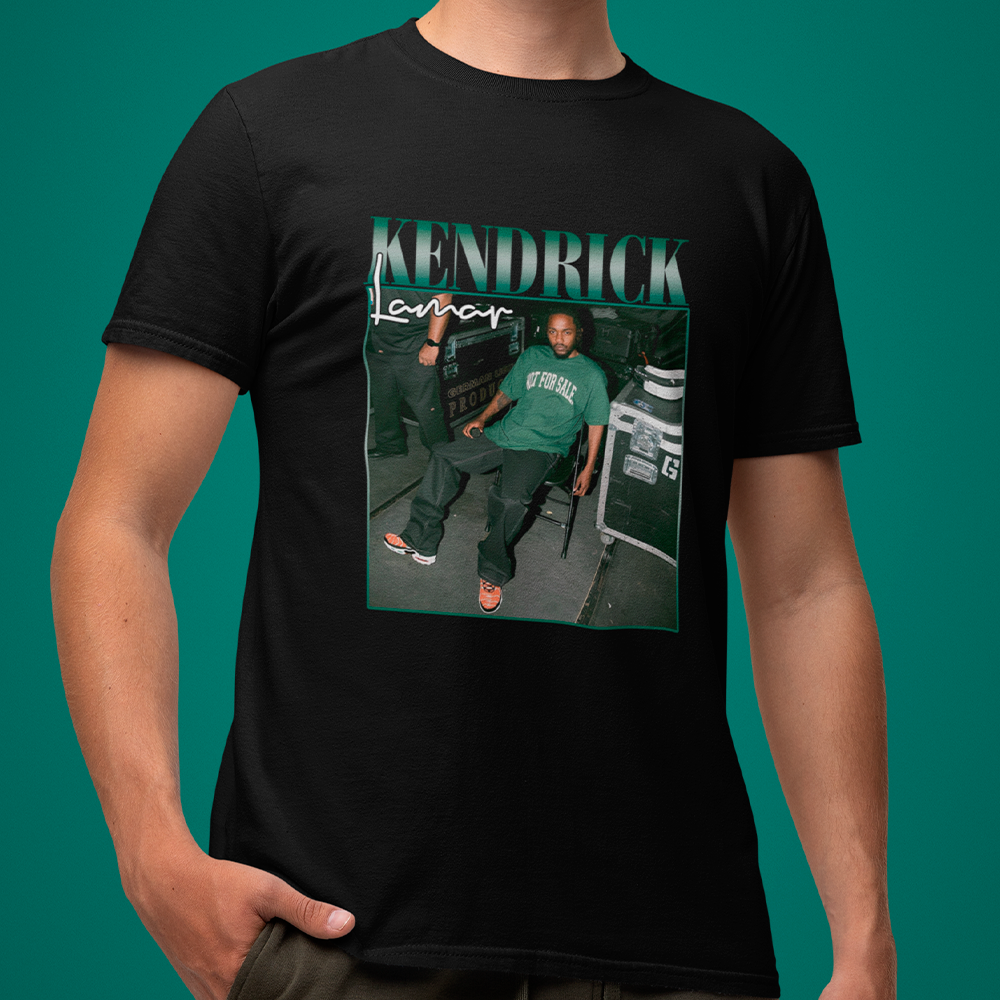 Camiseta Básica Unissex Kendrick Lamar Retro