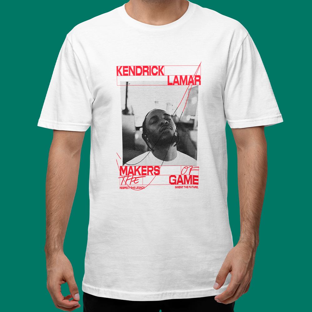 Camiseta Básica Unissex Kendrick Lamar Makers Of The Game