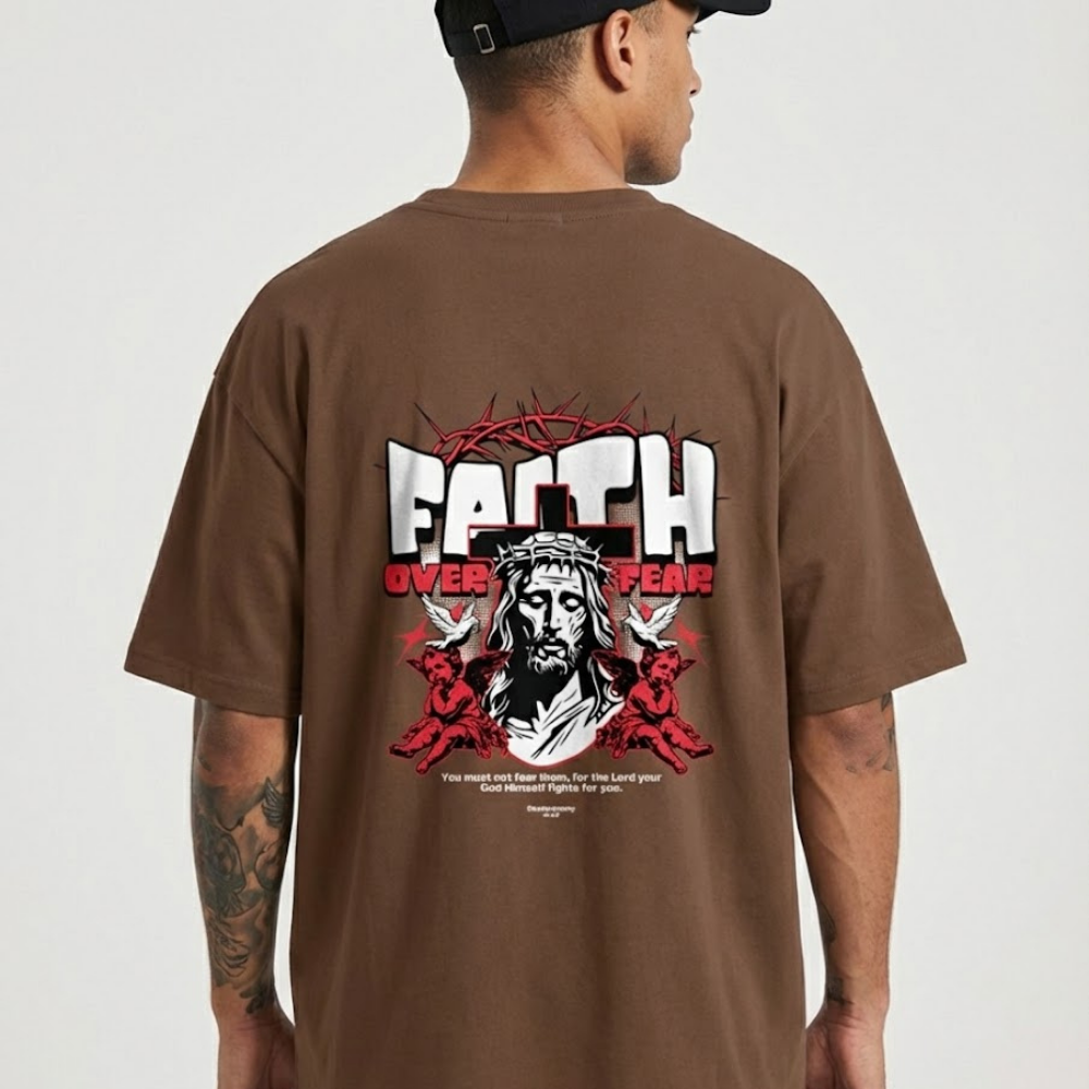 Camiseta Oversized Faith Unissex
