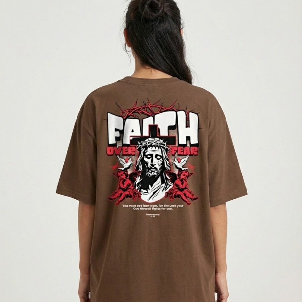 Camiseta Oversized Faith Unissex