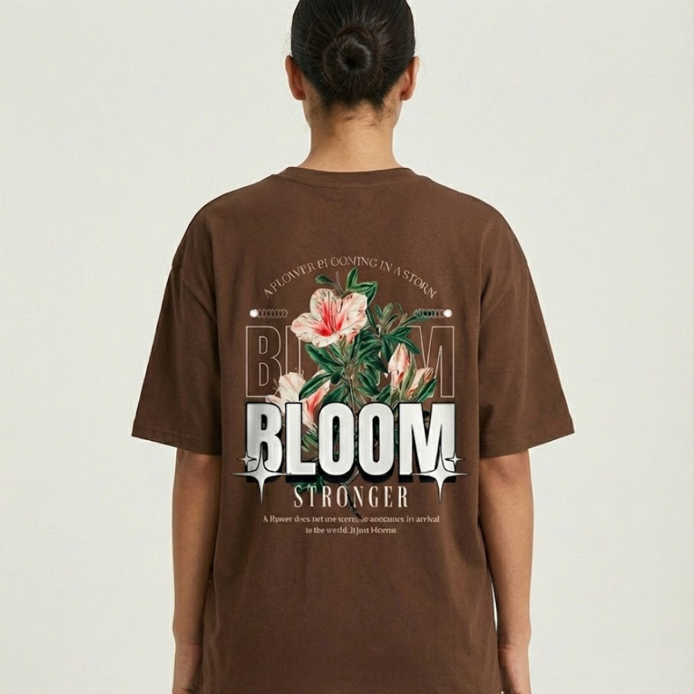 Camiseta Oversized Bloom Feminina