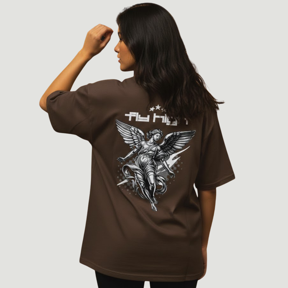 Camiseta Oversized Fly High Unissex