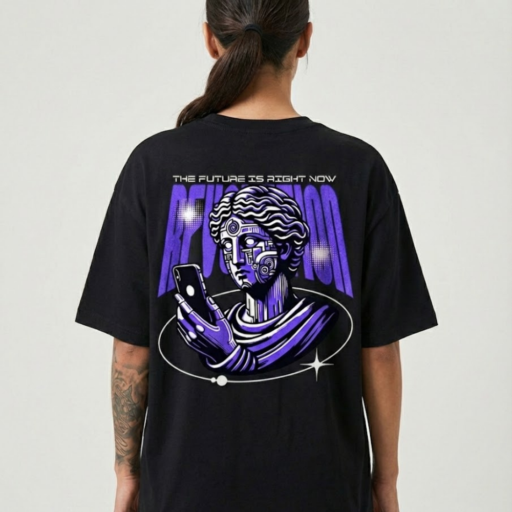 Camiseta Oversized Future Cel Unissex