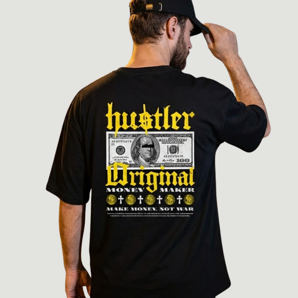 Camiseta Oversized Hustler Original Unissex