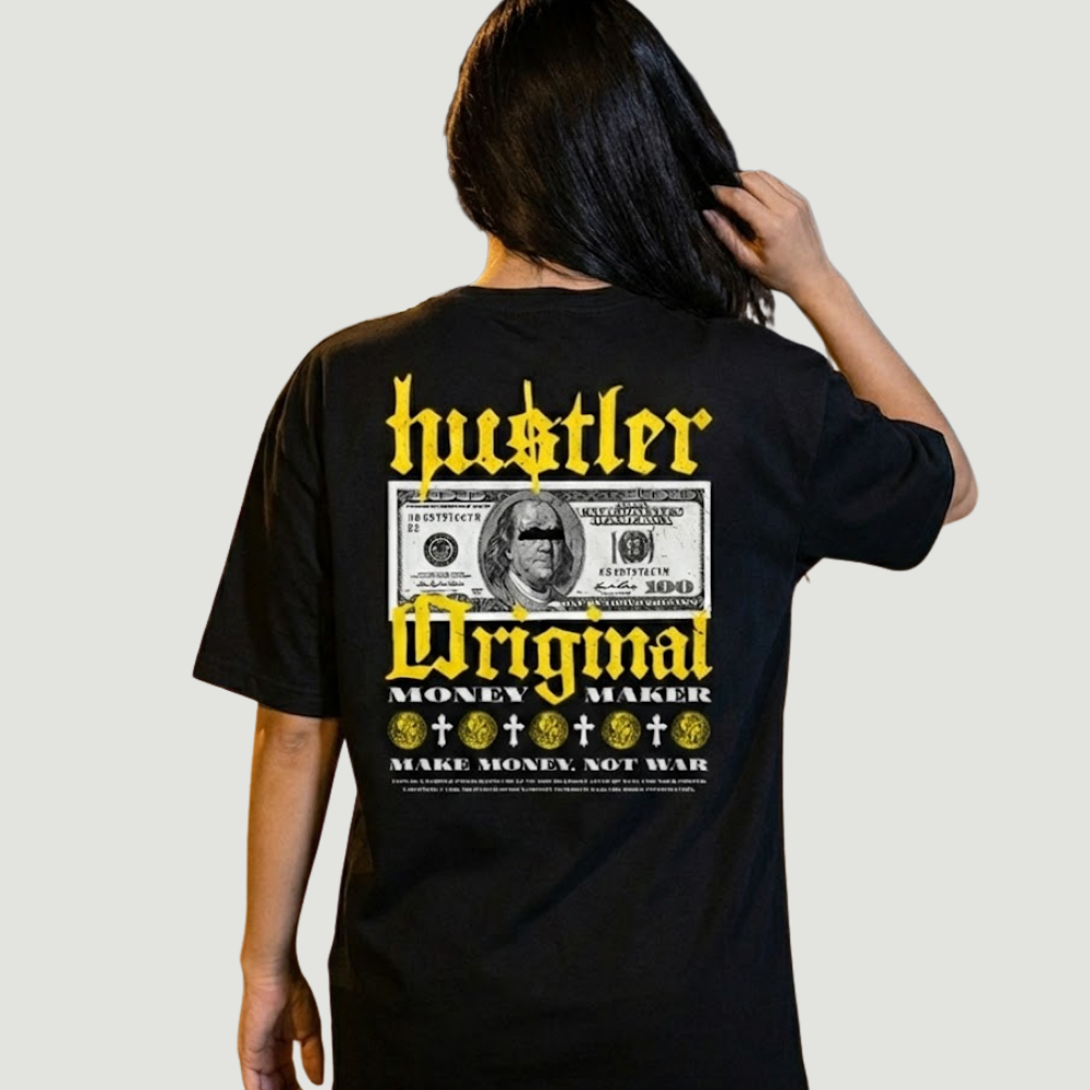 Camiseta Oversized Hustler Original Unissex