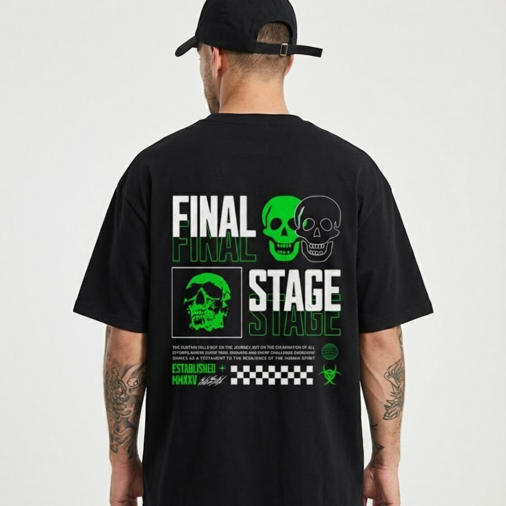 Camiseta Oversized Final Stage Unissex