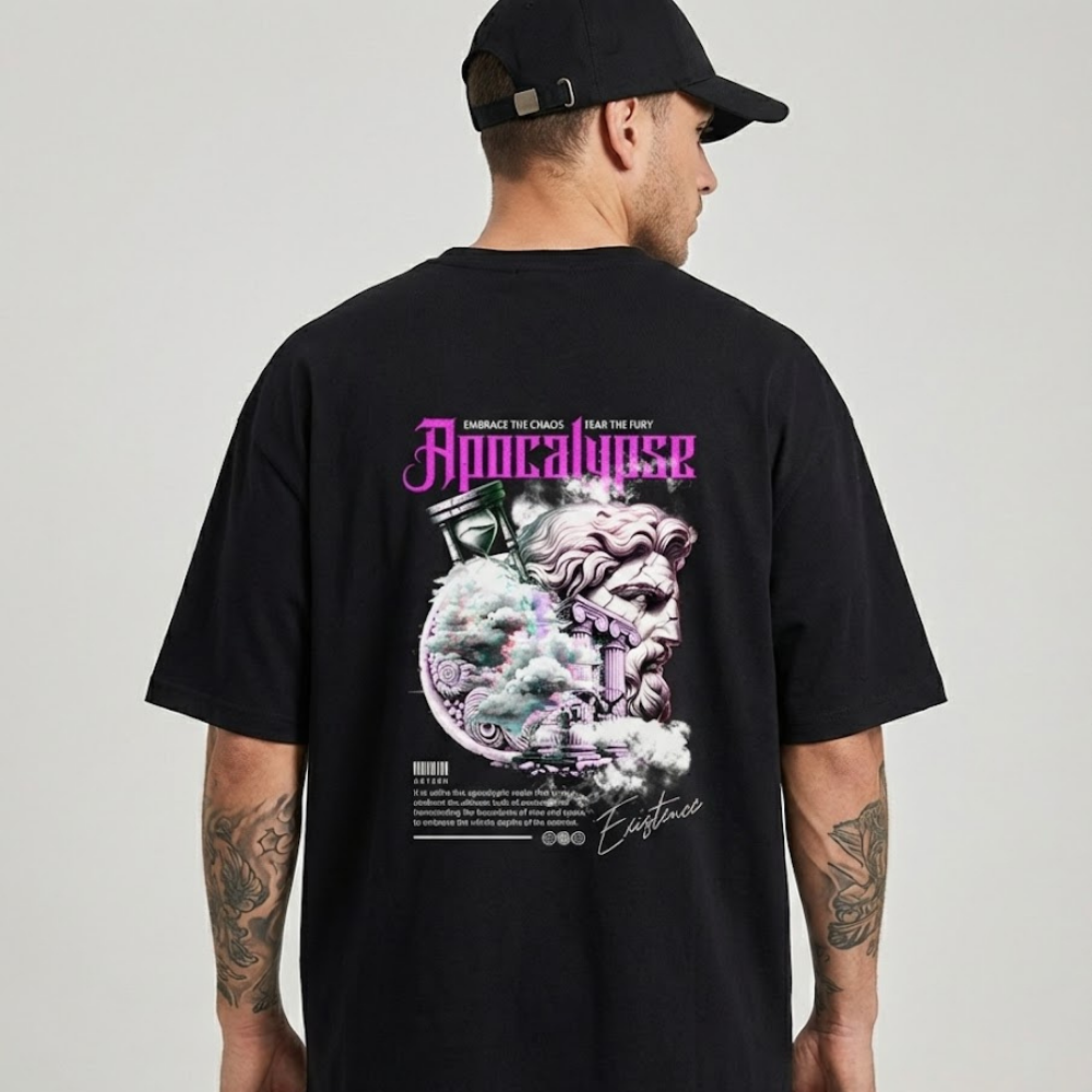 Camiseta Oversized Apocalypse Rose Unissex