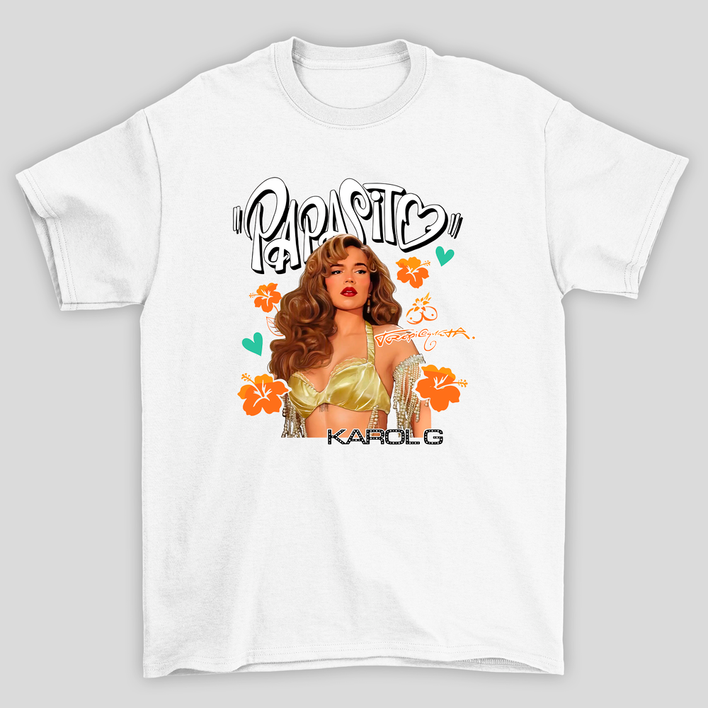 Camiseta Básica Unissex Karol G Papasito