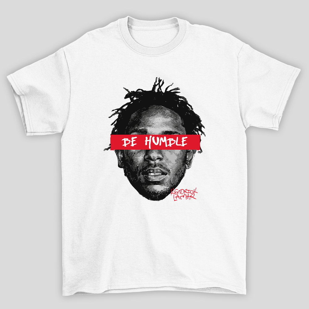 Camiseta Básica Unissex Kendrick Lamar Be Humble