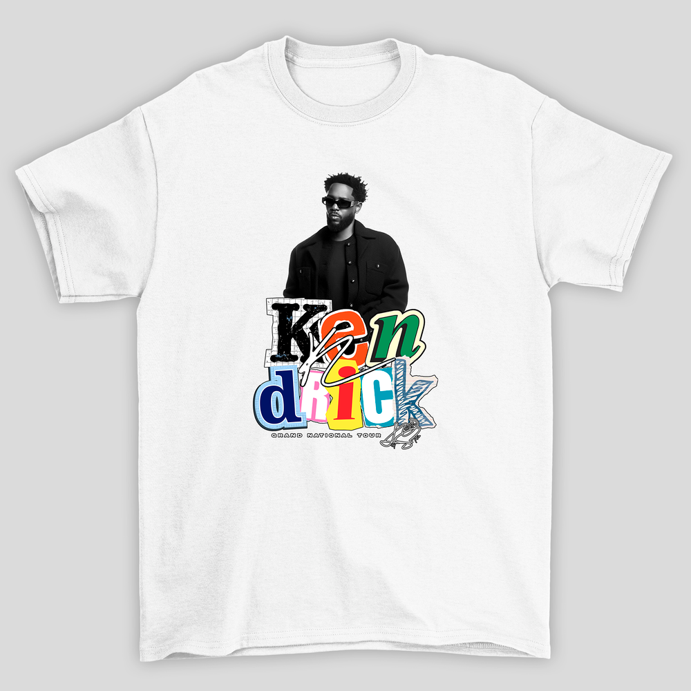 Camiseta Básica Unissex Kendrick Lamar Grand National Tour