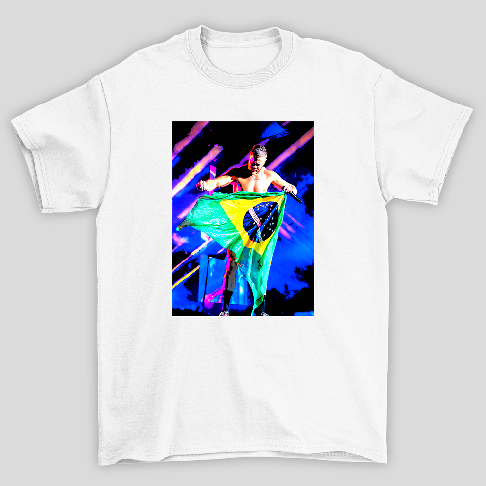 Camiseta Básica Unissex Imagine Dragons Ryan Brasil