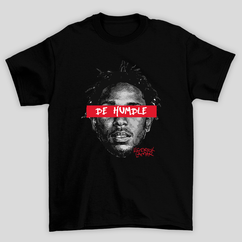 Camiseta Básica Unissex Kendrick Lamar Be Humble