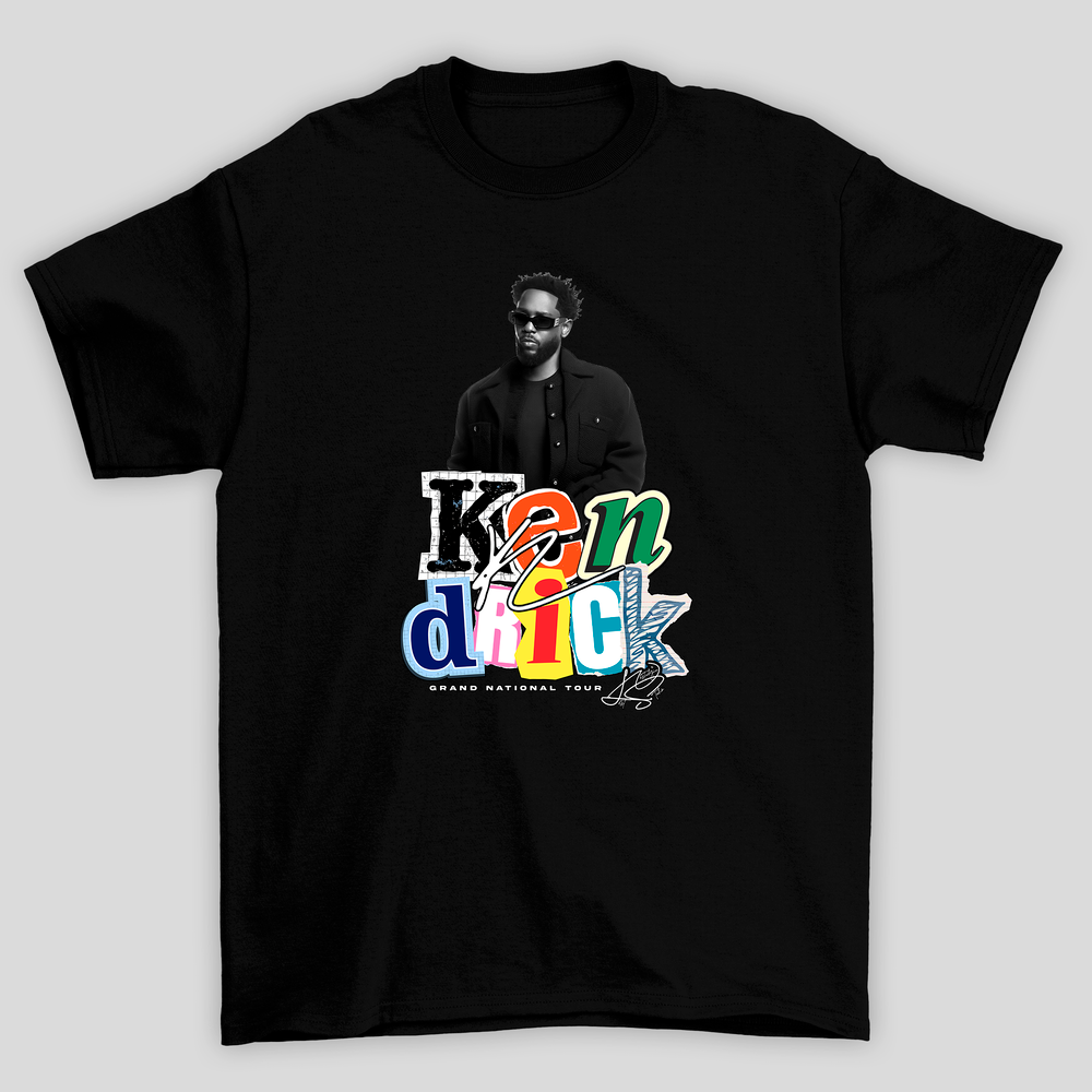 Camiseta Básica Unissex Kendrick Lamar Grand National Tour