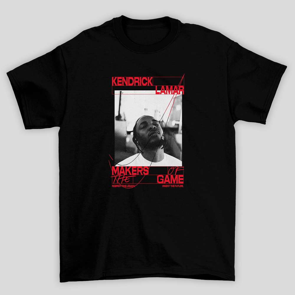 Camiseta Básica Unissex Kendrick Lamar Makers Of The Game