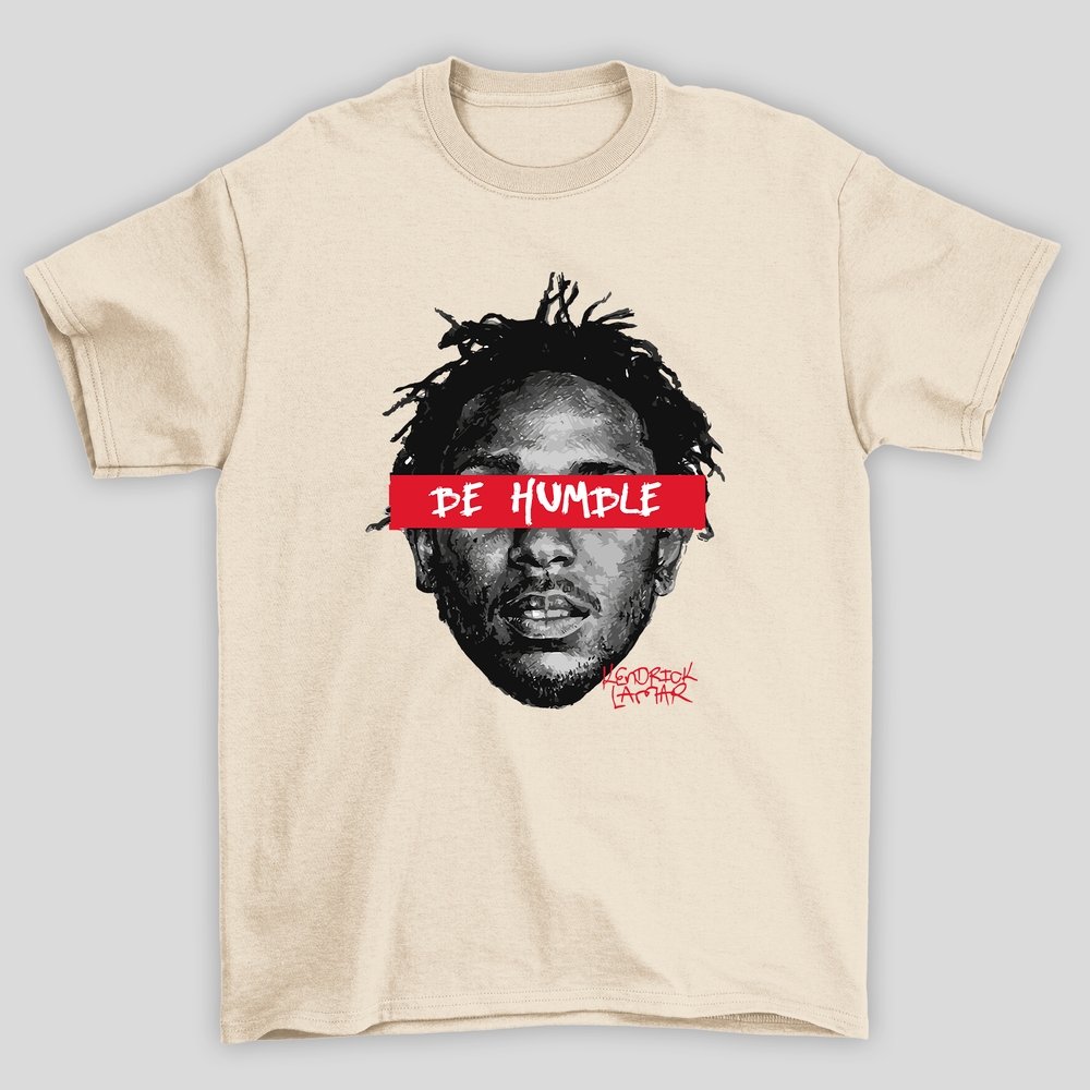 Camiseta Básica Unissex Kendrick Lamar Be Humble
