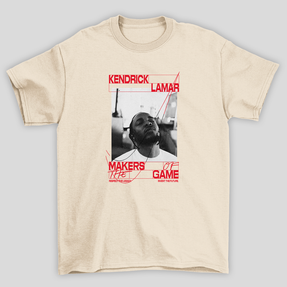 Camiseta Básica Unissex Kendrick Lamar Makers Of The Game