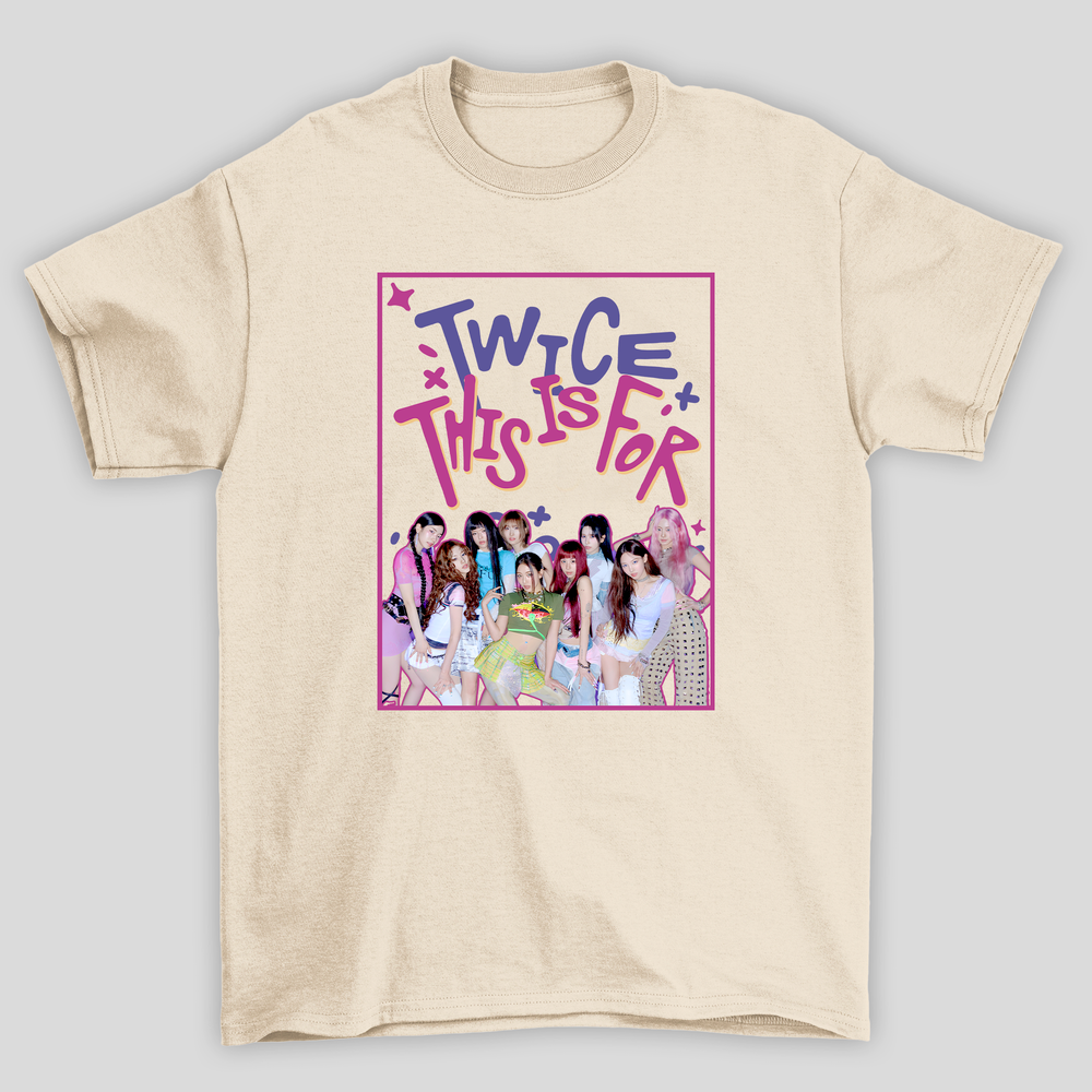 Camiseta Básica Unissex Twice This Is For Fun