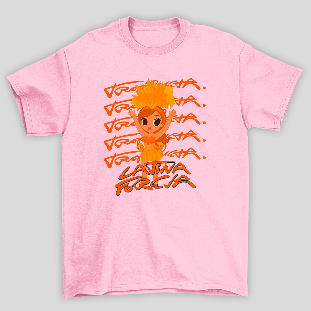Camiseta Básica Unissex Karol G Latina Foreva
