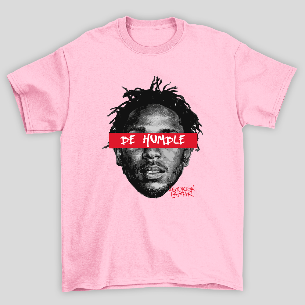 Camiseta Básica Unissex Kendrick Lamar Be Humble
