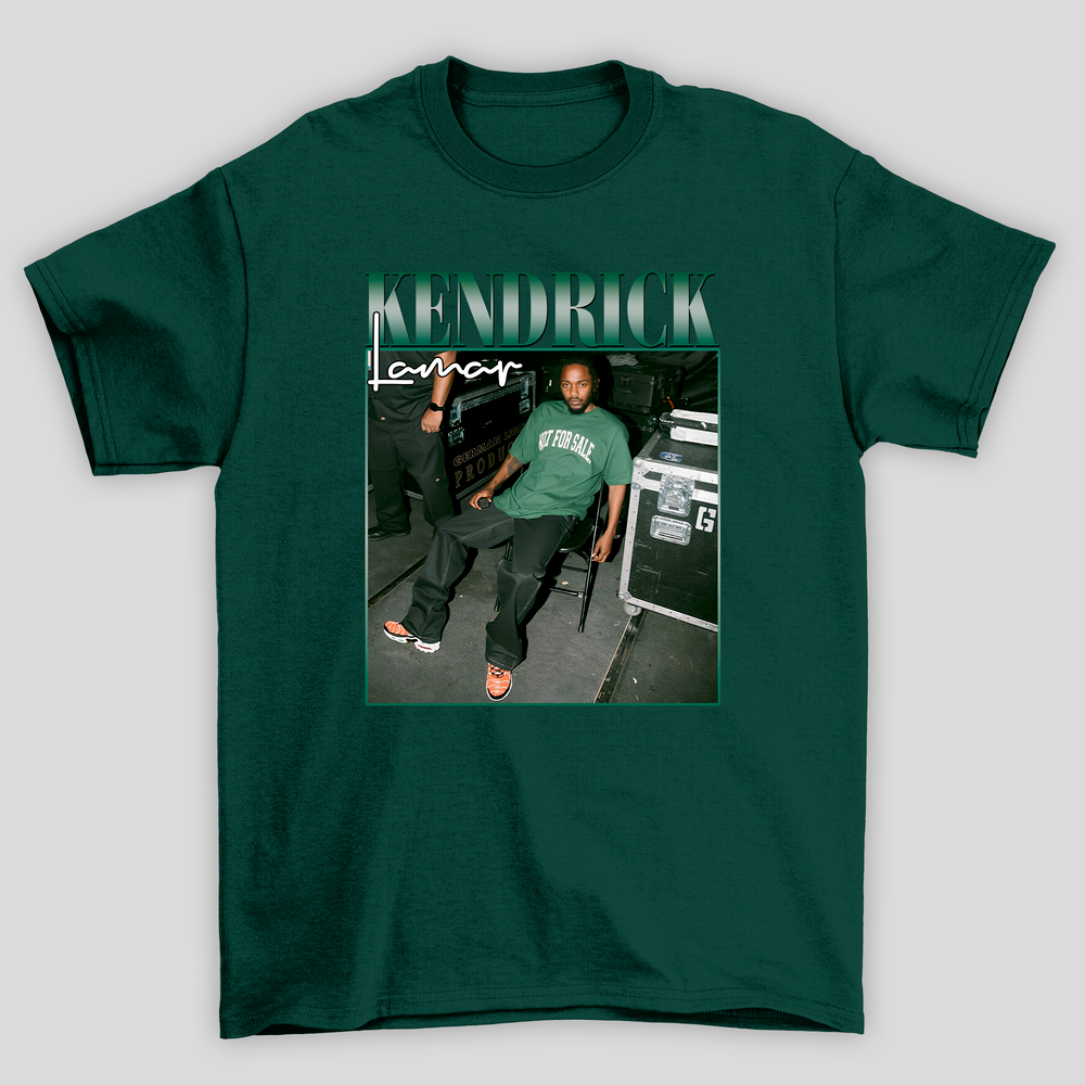 Camiseta Básica Unissex Kendrick Lamar Retro
