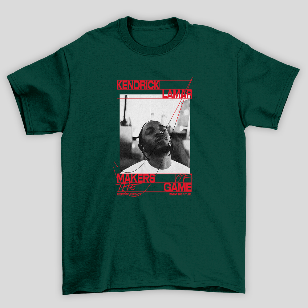 Camiseta Básica Unissex Kendrick Lamar Makers Of The Game