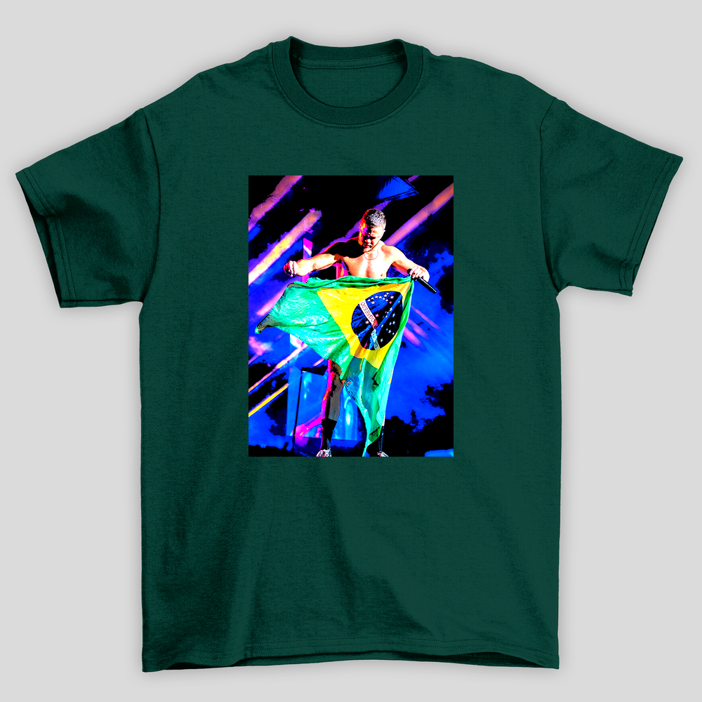 Camiseta Básica Unissex Imagine Dragons Ryan Brasil