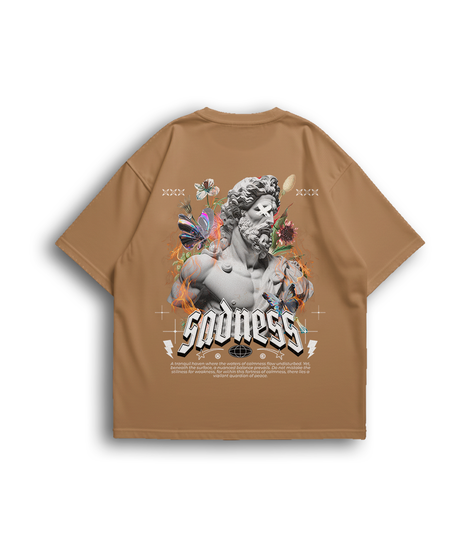 Camiseta Oversized Sadness Grécia Unissex