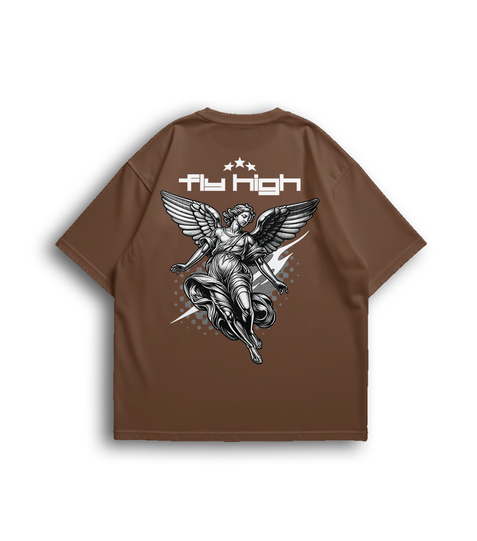 Camiseta Oversized Fly High Unissex