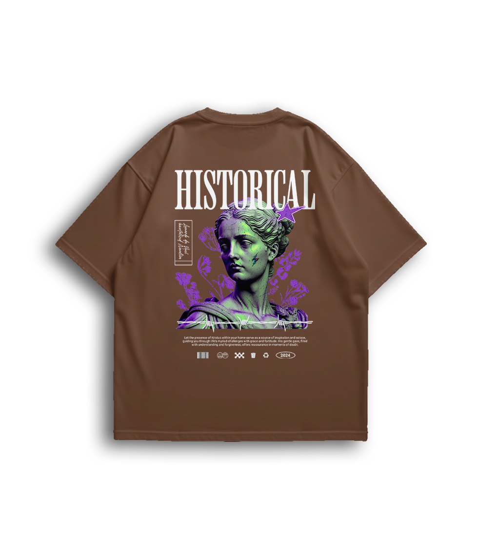 Camiseta Oversized Historical Feminino