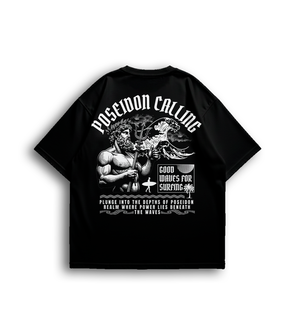 Camiseta Oversized Poseidon Unissex
