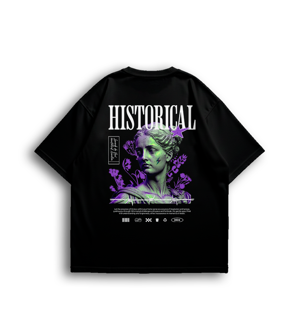 Camiseta Oversized Historical Feminino