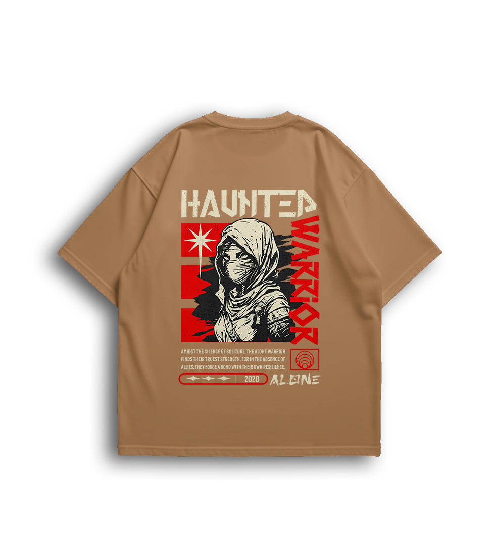 Camiseta Oversized Haunted Unissex