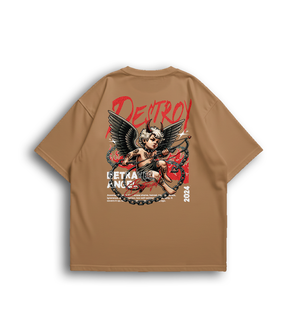 Camiseta Oversized Destroy Angel Unissex