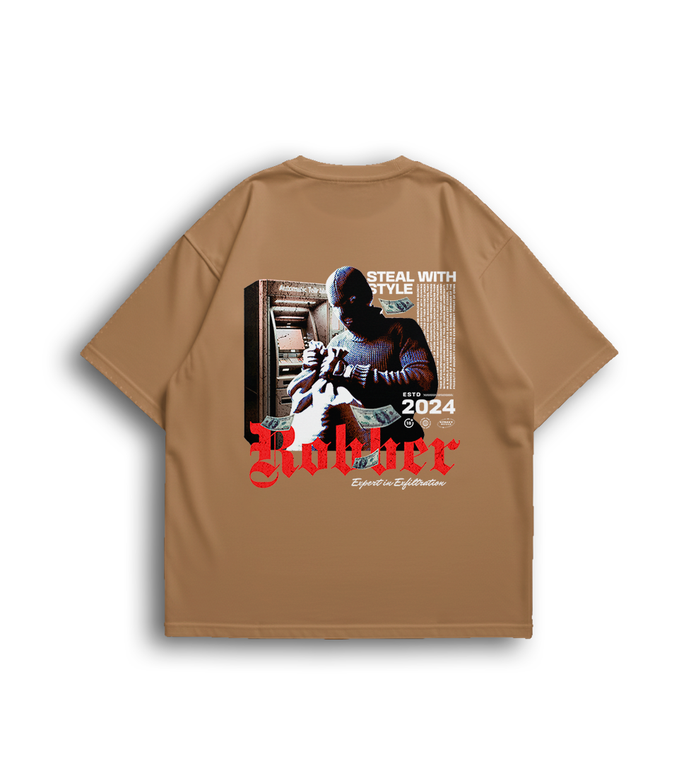 Camiseta Oversized Robber Unissex