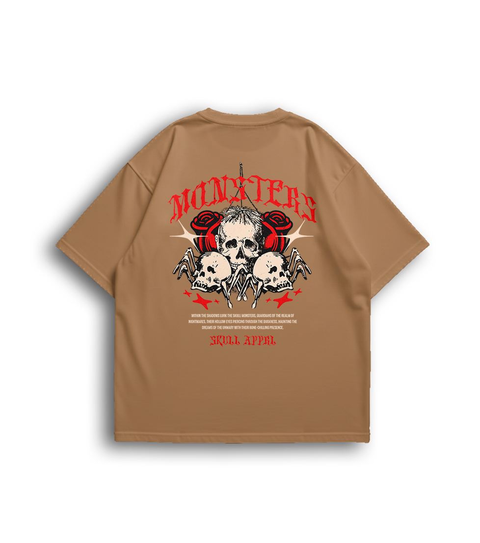 Camiseta Oversized Monsters Unissex
