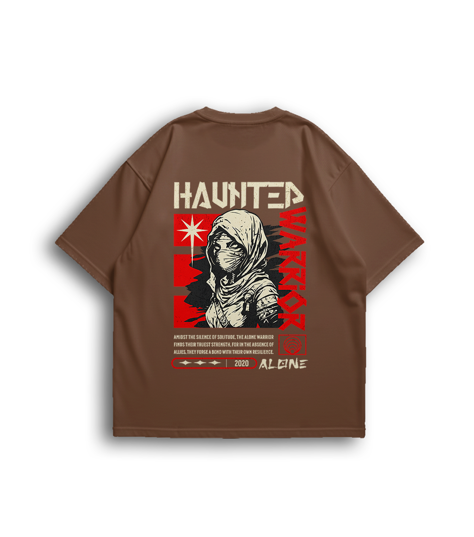 Camiseta Oversized Haunted Unissex