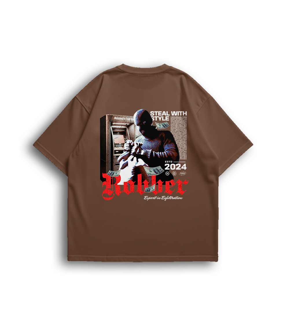 Camiseta Oversized Robber Unissex