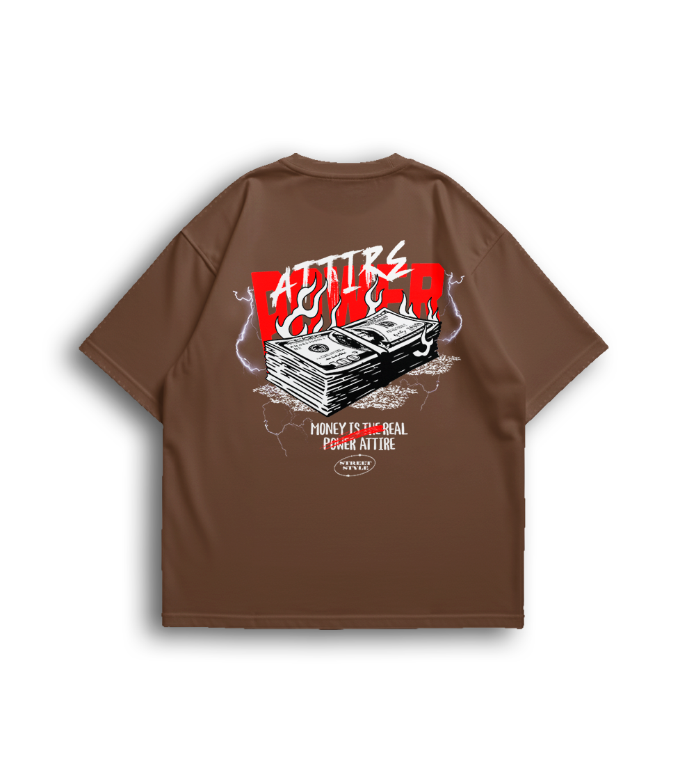 Camiseta Oversized Power Attire Unissex