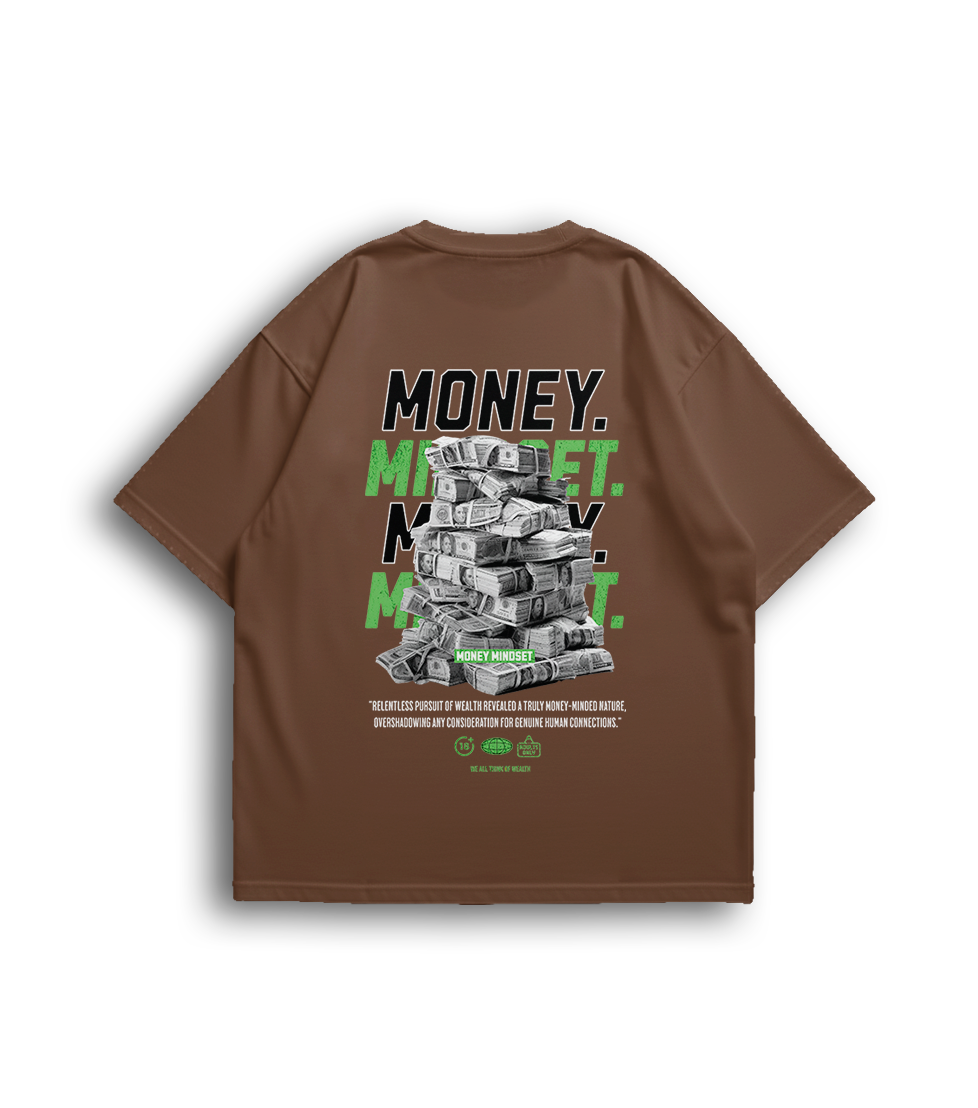 Camiseta Oversized Money Mindset Unissex
