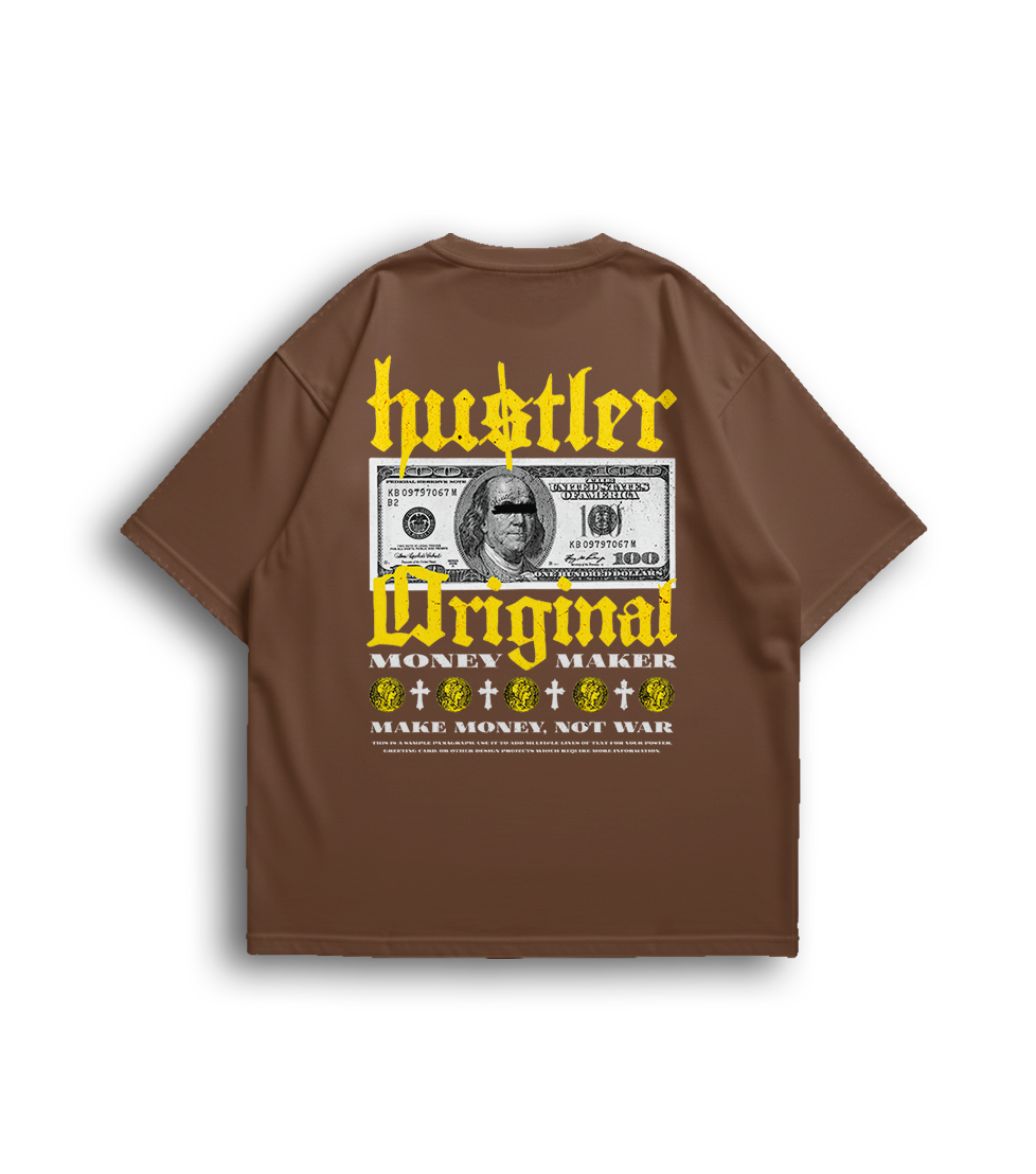 Camiseta Oversized Hustler Original Unissex