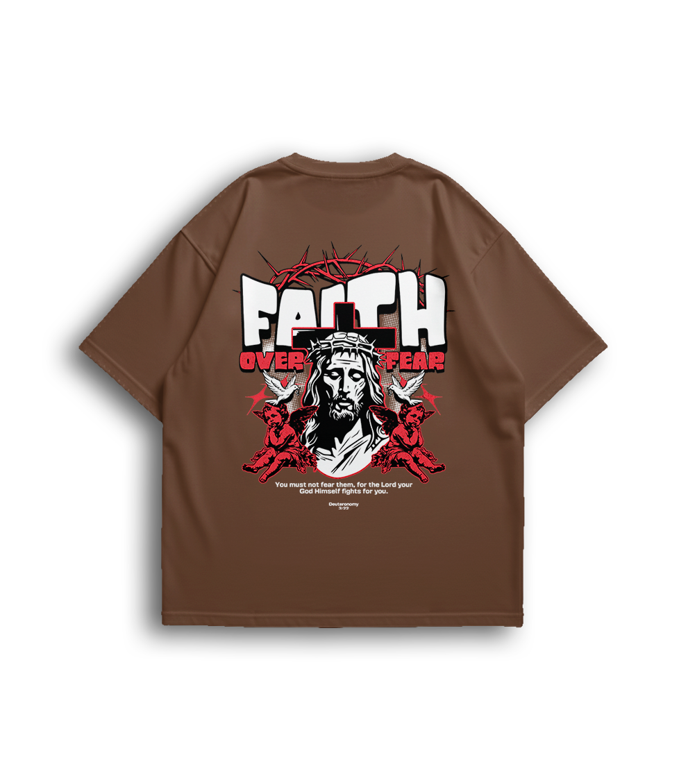 Camiseta Oversized Faith Unissex