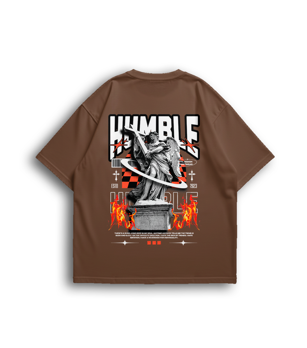 Camiseta Oversized Humble Unissex