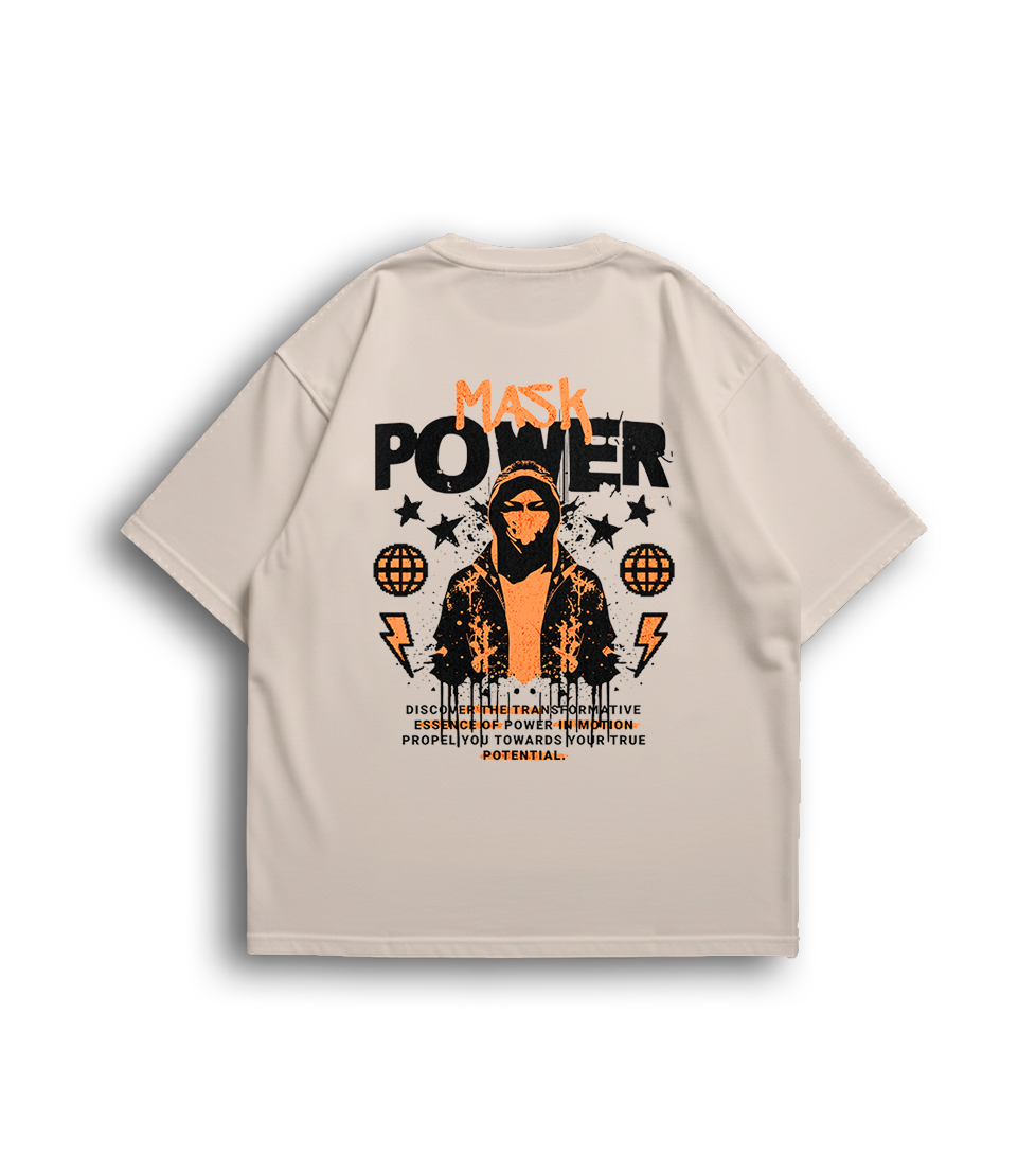 Camiseta Oversized Mask Power Unissex