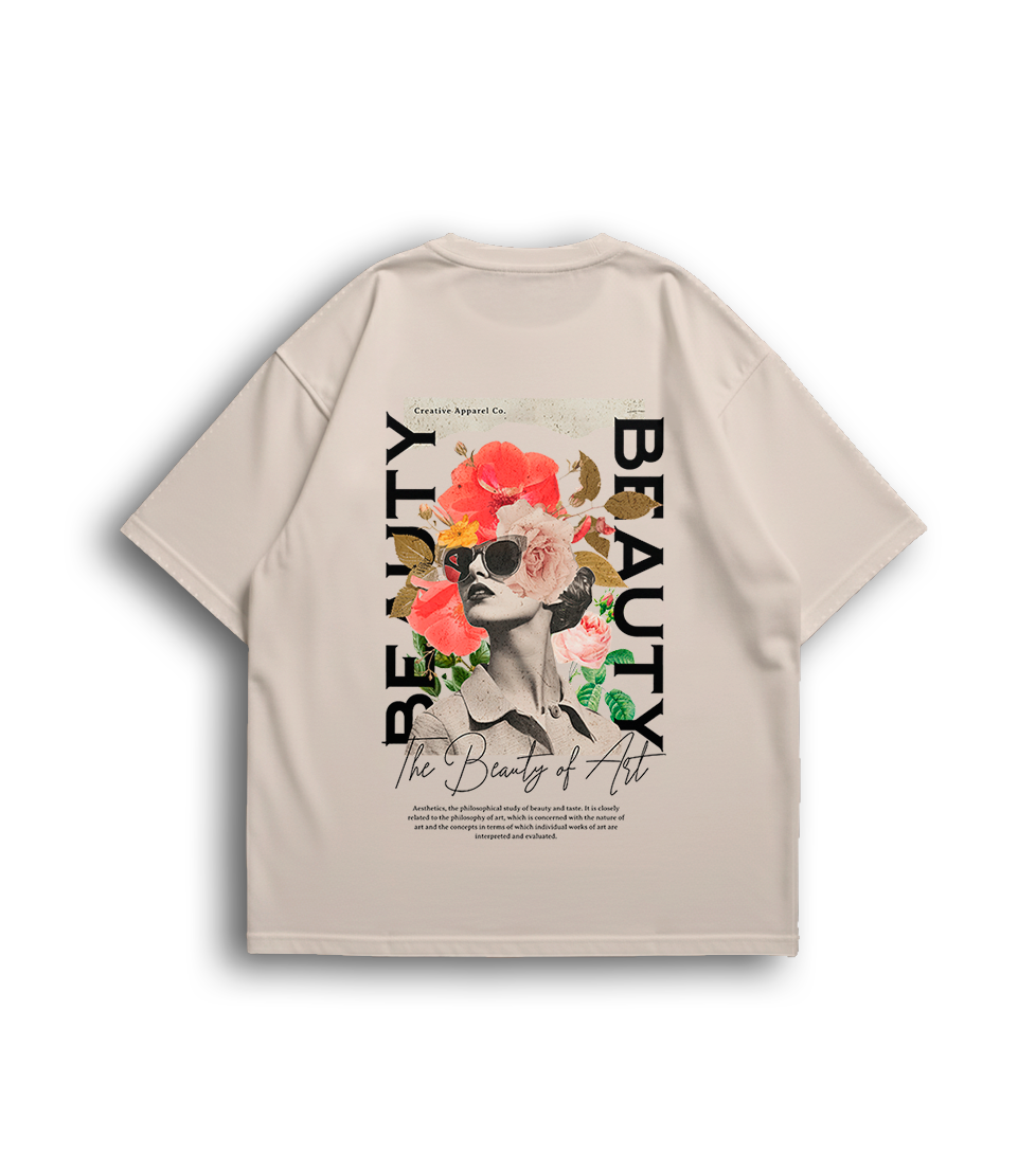 Camiseta Oversized Beauty Feminina