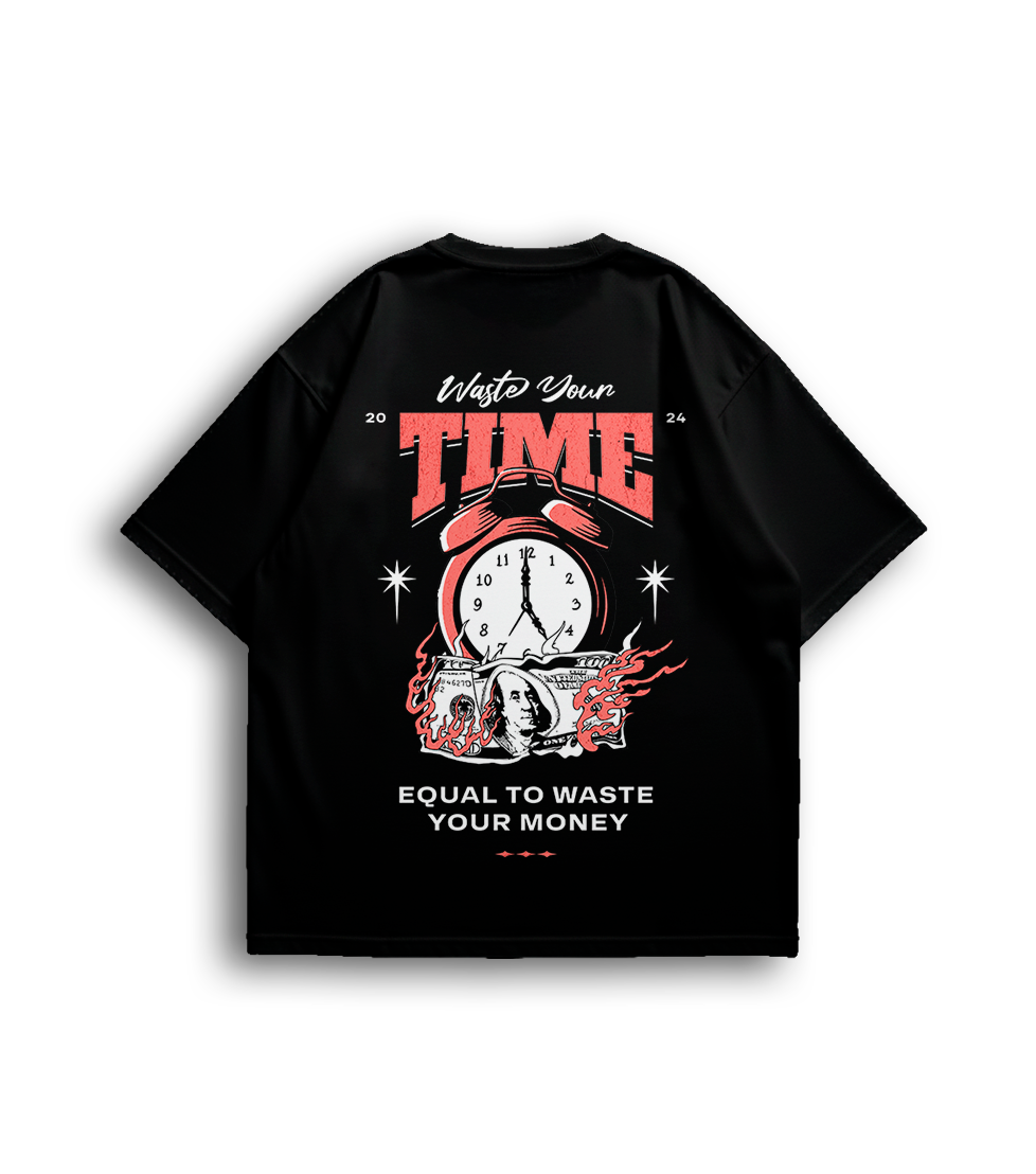 Camiseta Oversized Time Unissex