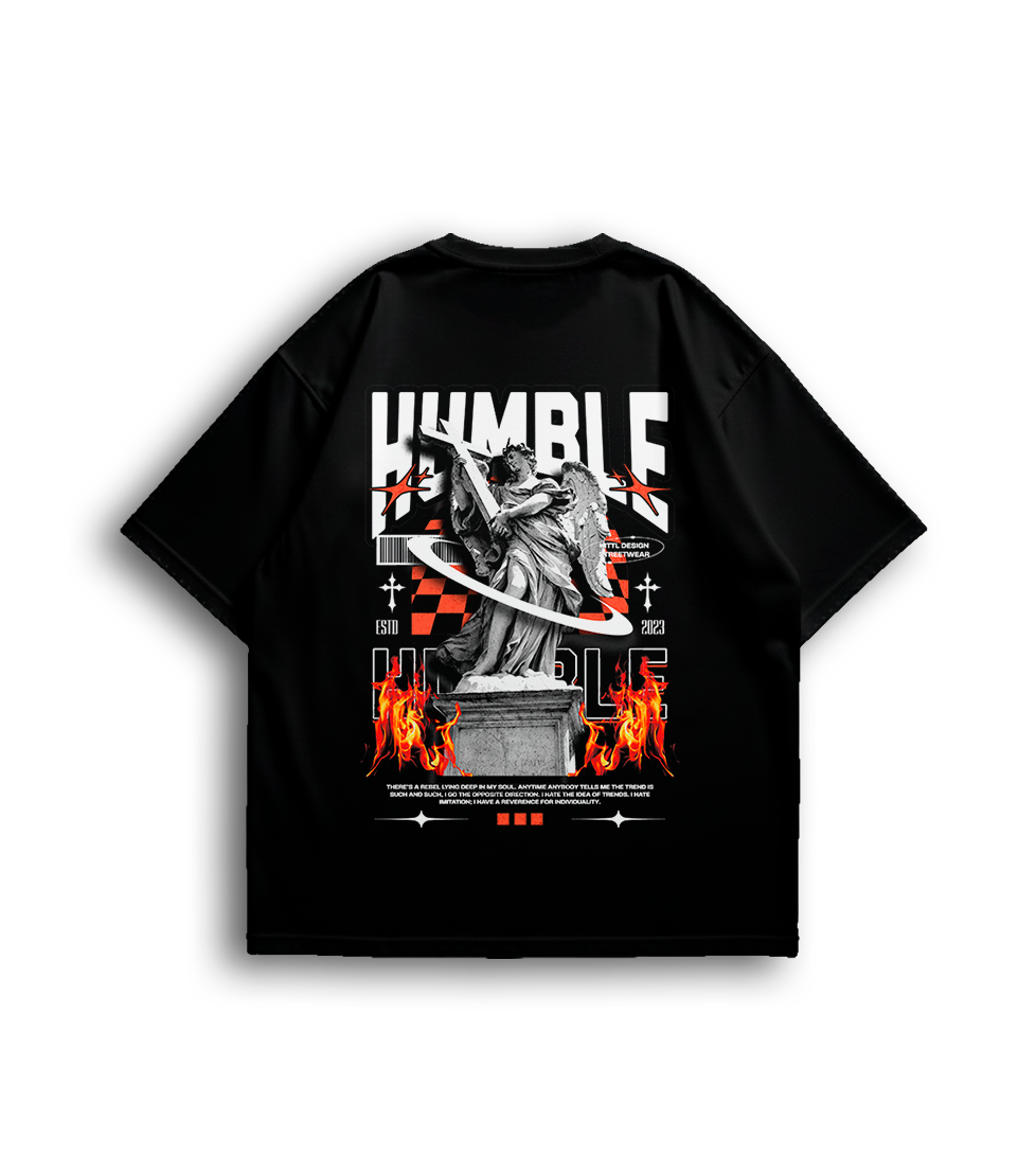 Camiseta Oversized Humble Unissex