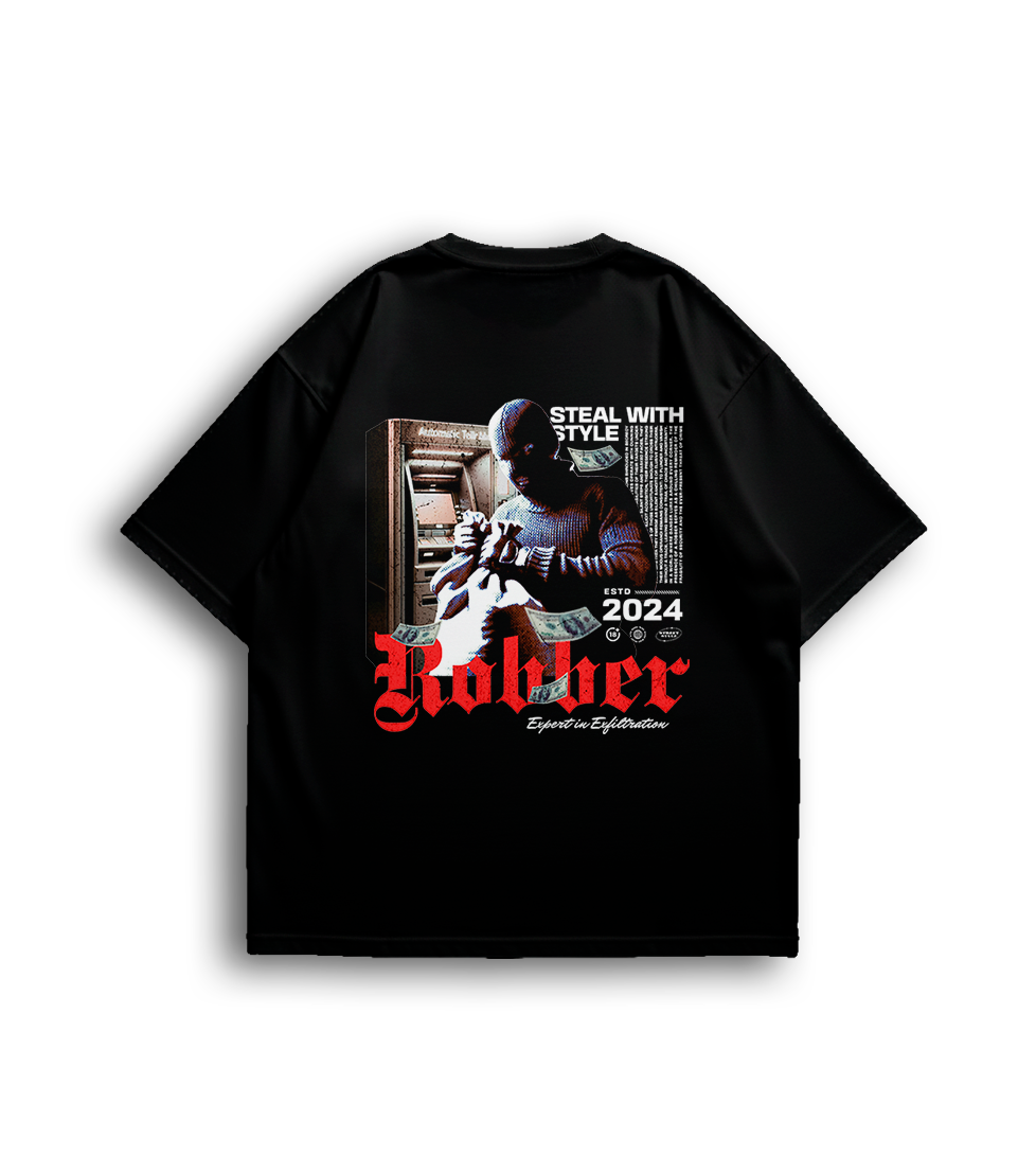 Camiseta Oversized Robber Unissex